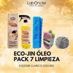 Pack limpieza 7 Eco-Jin con Óleo madera y multiusos