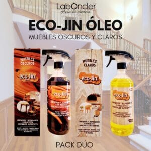 Pack dúo Eco-Jin Óleo madera clara y oscura Laboncler