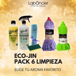 Pack limpieza 6 Eco-Jin kit profesional multiusos