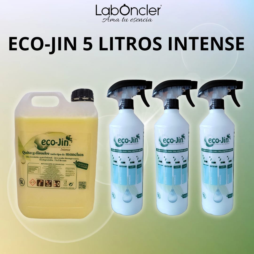 Eco-Jin Intense 5 litros con 3 difusores fragancia intensa