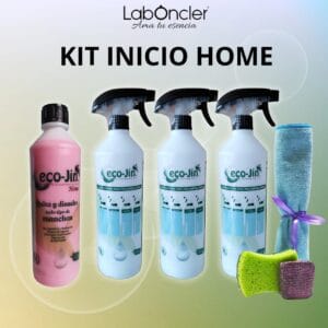 Kit inicio Eco-Jin Home con botella difusor y recarga 5 litros