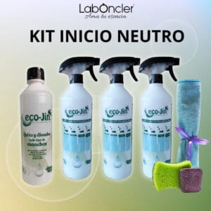 Kit inicio Eco-Jin Neutro con botella difusor y recarga 5 litros