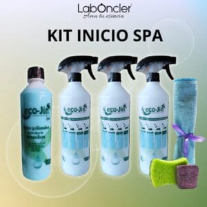 Kit inicio Eco-Jin Spa con botella difusor y recarga 5 litros