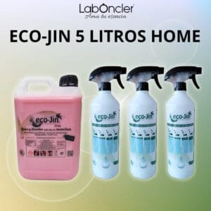 Eco-Jin Home 5 litros con 3 difusores aroma hogar limpio