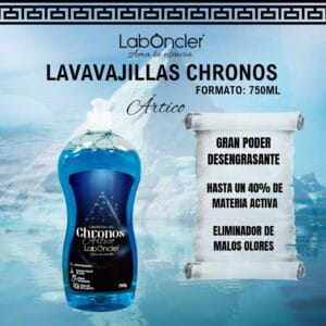 Chronos Ártico lavavajillas 750ml concentrado aroma fresco