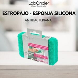 Estropajo de silicona antibacterias reutilizable Laboncler