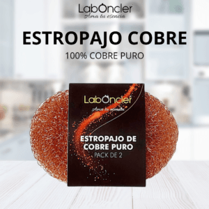 Estropajo Cobre Puro Pack 2 Uds