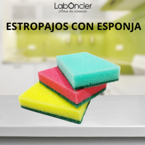 Estropajos con Esponja Pack 3 Uds