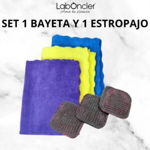 Set 1 Bayeta + 1 Estropajo
