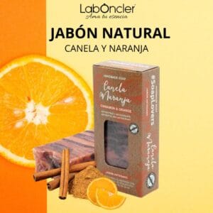 Jabón Natural Canela y Naranja