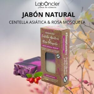 Jabón Rosa Mosqueta y Centella Asiática