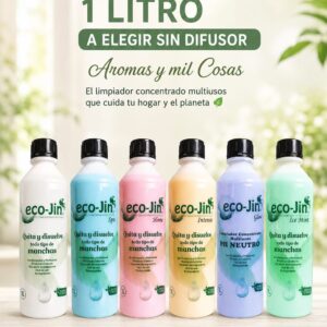 Eco-Jin 1 litro en varios aromas a elegir sin difusor