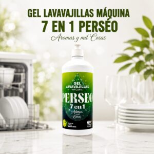Gel lavavajillas máquina 7 en 1 Perseo de Laboncler en formato 1200 ml