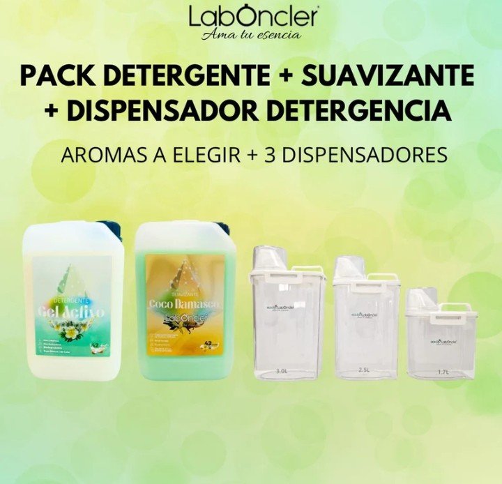 Pack Detergente + Suavizante + Dispensadores - Imagen 2