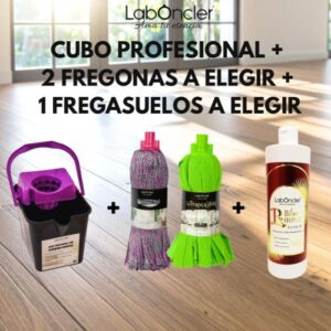 Pack Cubo + Fregonas + Fregasuelos