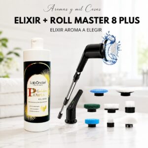 Elixir Golden Pearls Laboncler con Roll Master 8 Plus y accesorios de limpieza