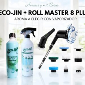 Pack Roll Master 8 Plus con Eco-Jin 1 litro y vaporizador, aroma a elegir