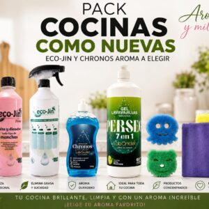 Pack limpieza cocina Eco-Jin Chronos Perseo