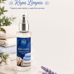 Ambientador textil Ropa Limpia para tejidos y superficies porosas