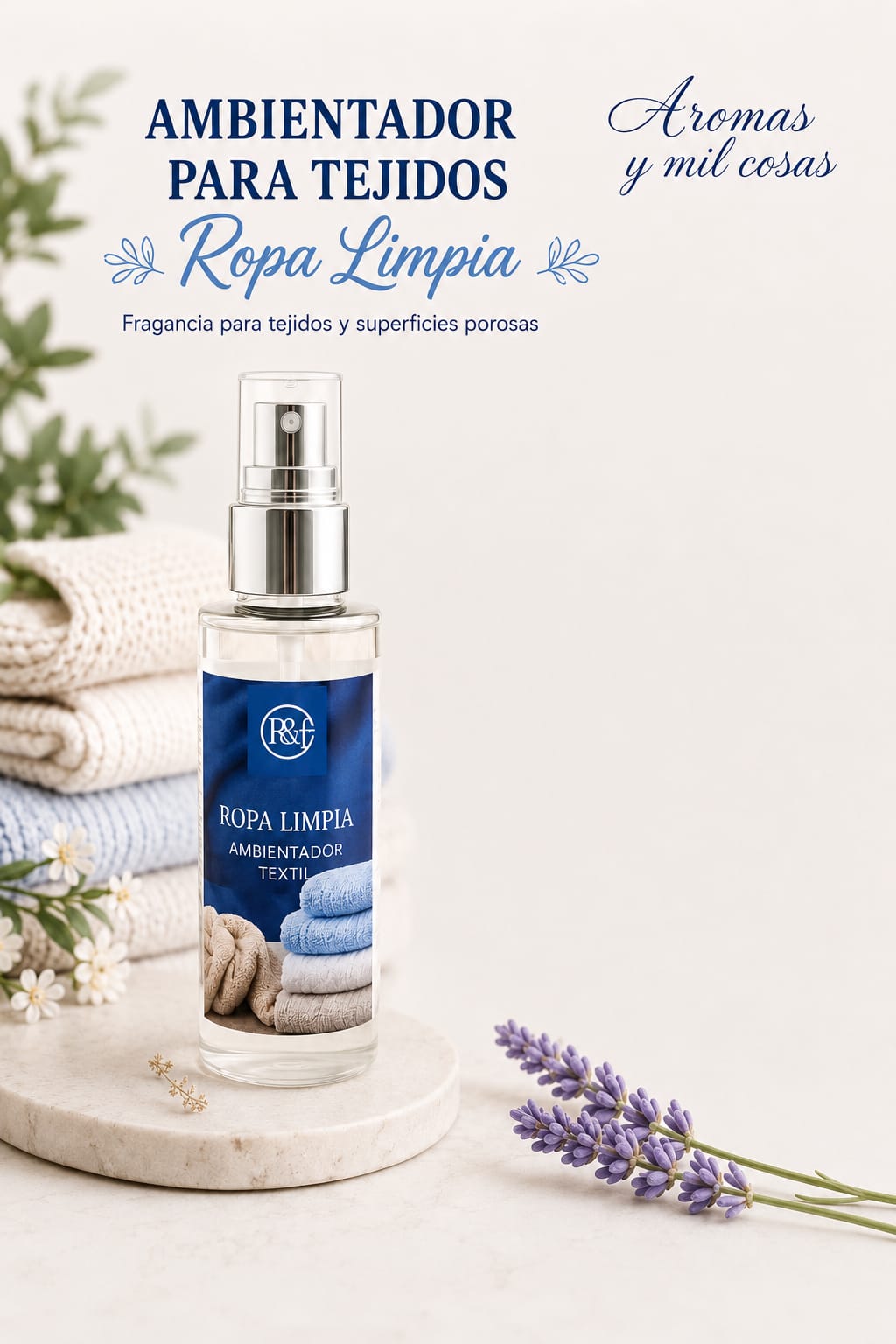 Ambientador textil Ropa Limpia para tejidos y superficies porosas