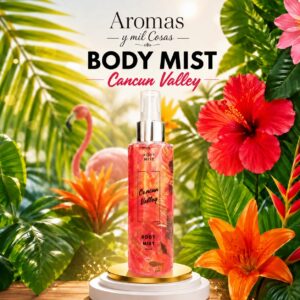 Body Mist Cancun Valley 150 ml con aroma tropical – Aromas y mil Cosas