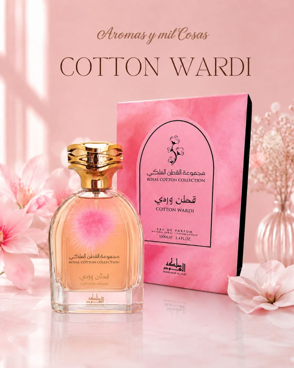Cotton Wardi perfume Mamlakat Al Oud Eau de Parfum 100 ml