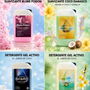 Detergentes y suavizantes Laboncler para el cuidado de la ropa