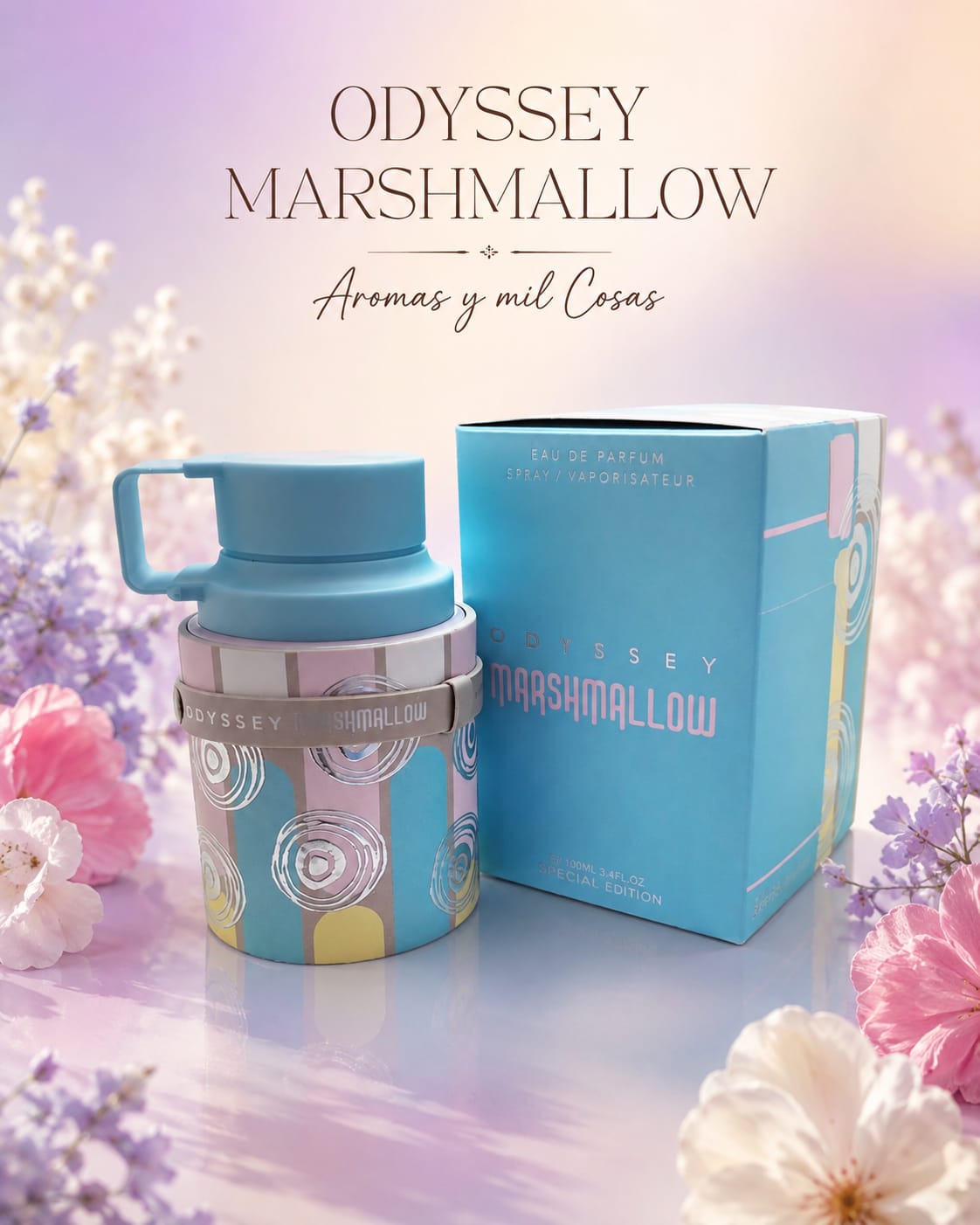 Odyssey Marshmallow perfume Eau de Parfum 100 ml con frasco y caja original