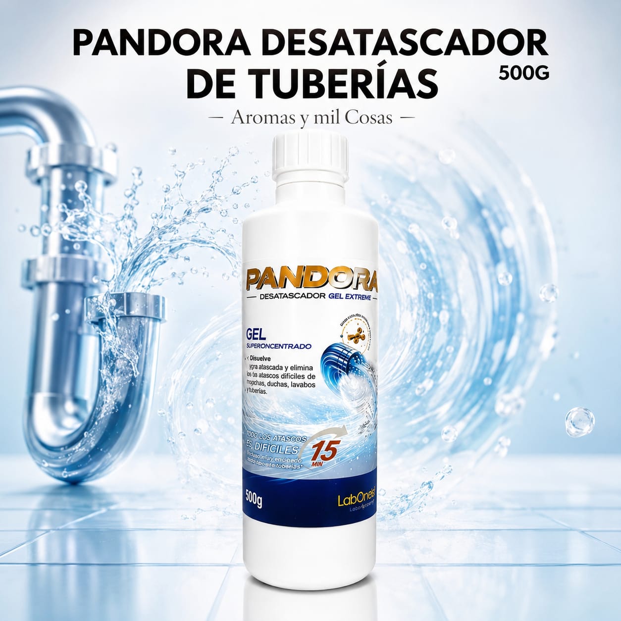 Pandora desatascador de tuberías Laboncler 500 g
