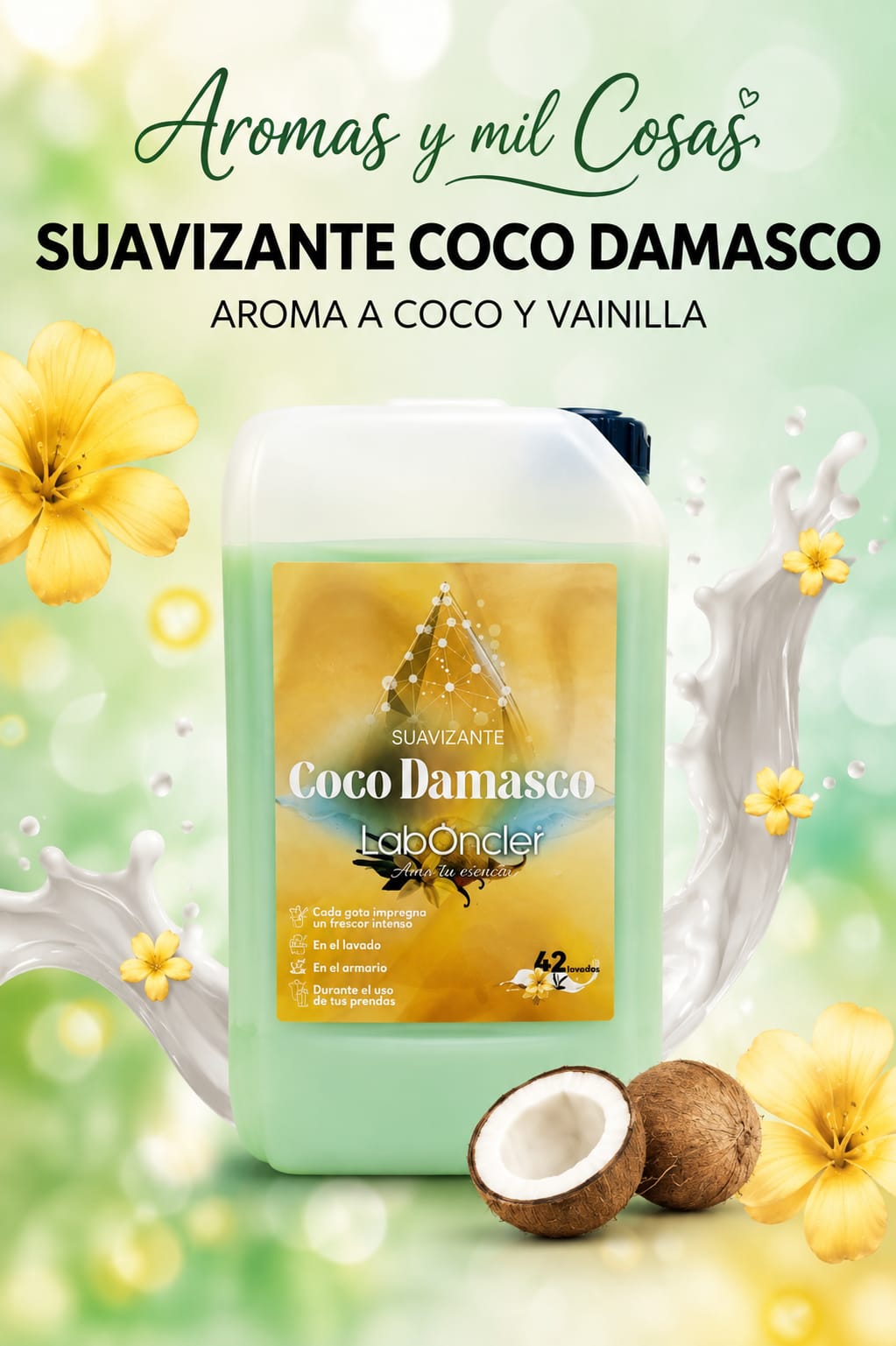 Suavizante Coco de Damasco Laboncler
