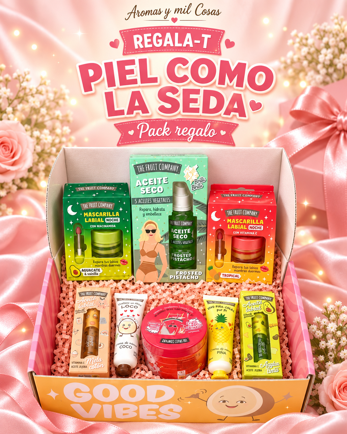 Regala-T Piel Como la Seda – Pack Regalo Corporal y Labial