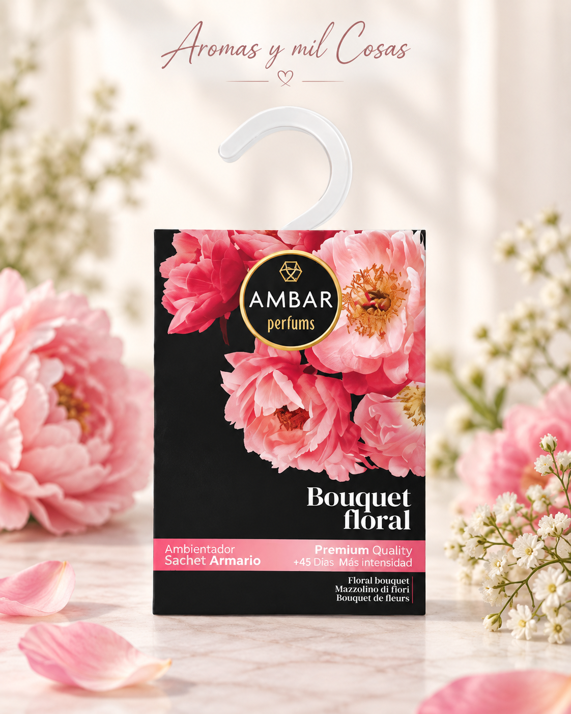 Ambientador de Armario Bouquet Floral – Ámbar Perfums