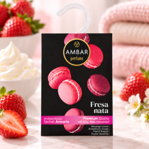 Ambientador de Armario Fresa Nata – Ámbar Perfums
