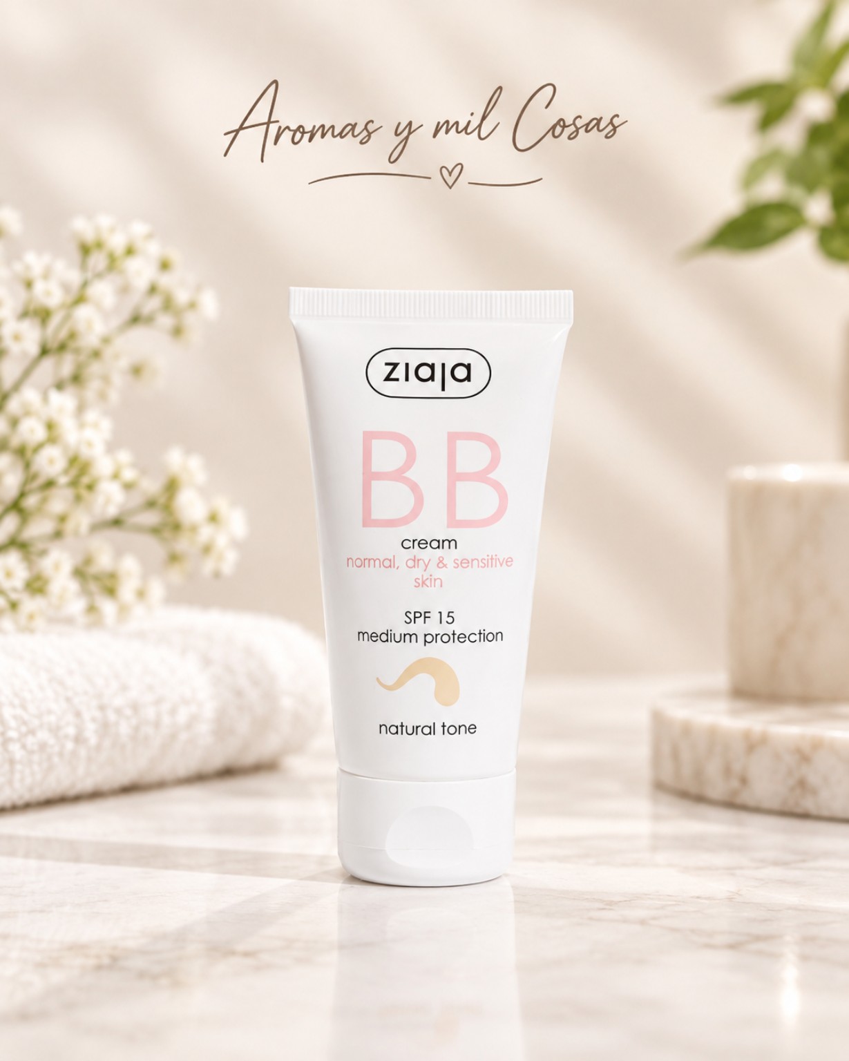 BB Cream Ziaja para piel normal seca y sensible SPF 15