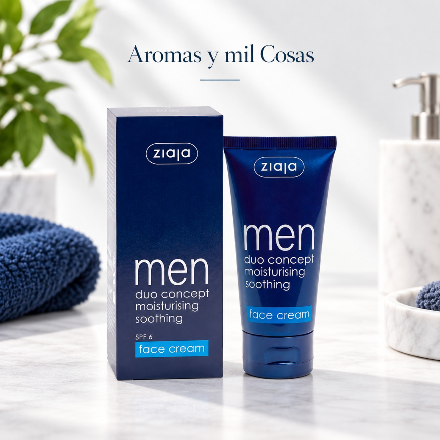 Crema facial hombre Ziaja Men Duo Concept SPF 6