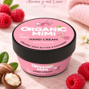 Crema de manos Organic Mimi frambuesa y karité