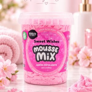 Jabón exfoliante Mousse Mix Sweet Wishes con aloe vera