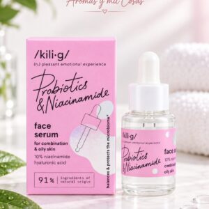 Sérum facial KILIG Probiotics & Niacinamide con 10% niacinamida y ácido hialurónico